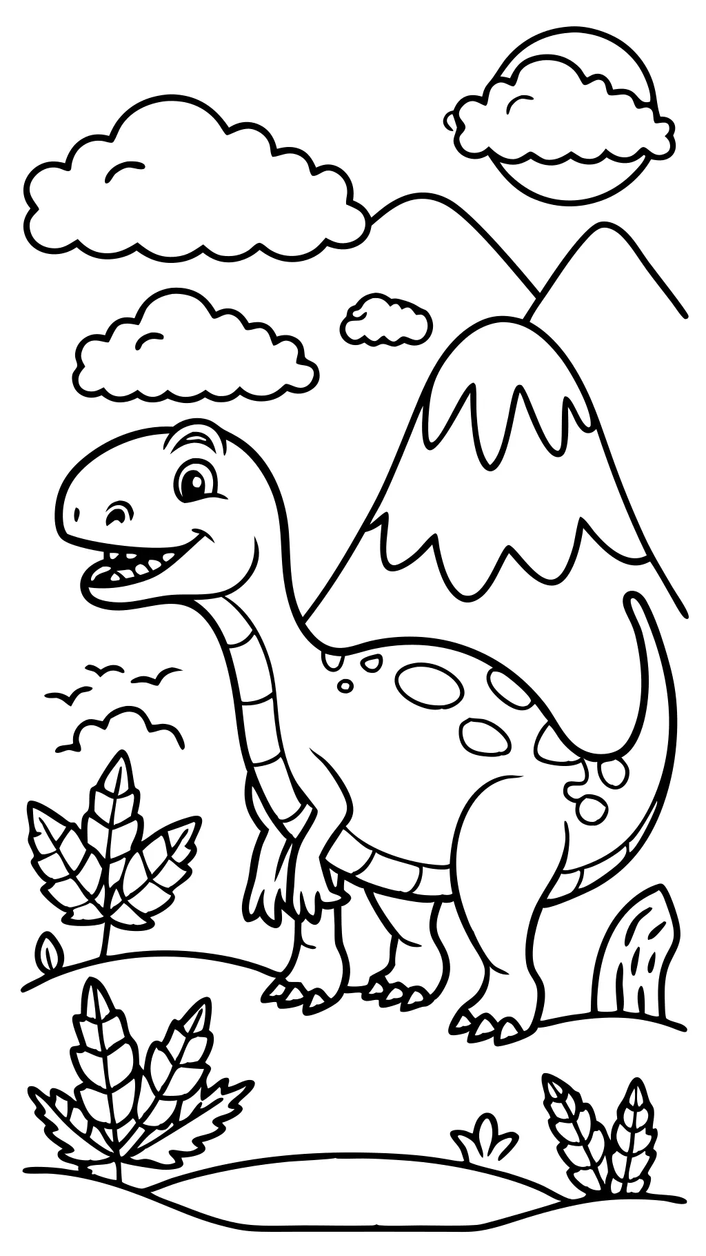 coloriages de dinosaures à imprimer